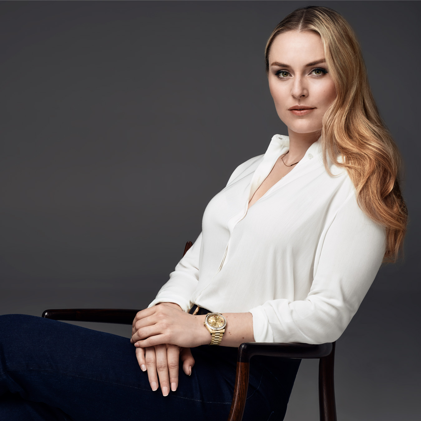 Lindsey Vonn mit Rolex Day-Date