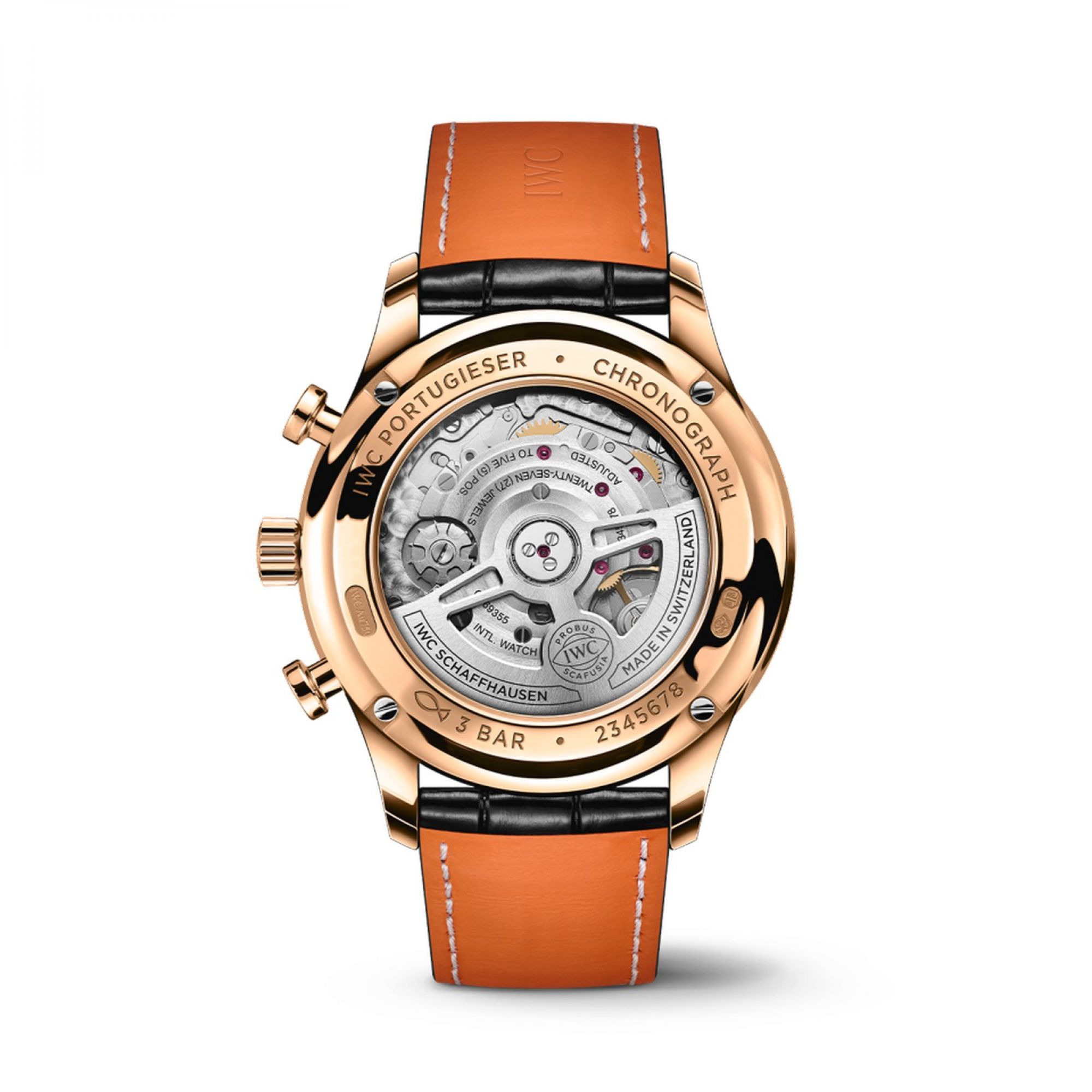 IWC Portugieser Chronograph Rückseite