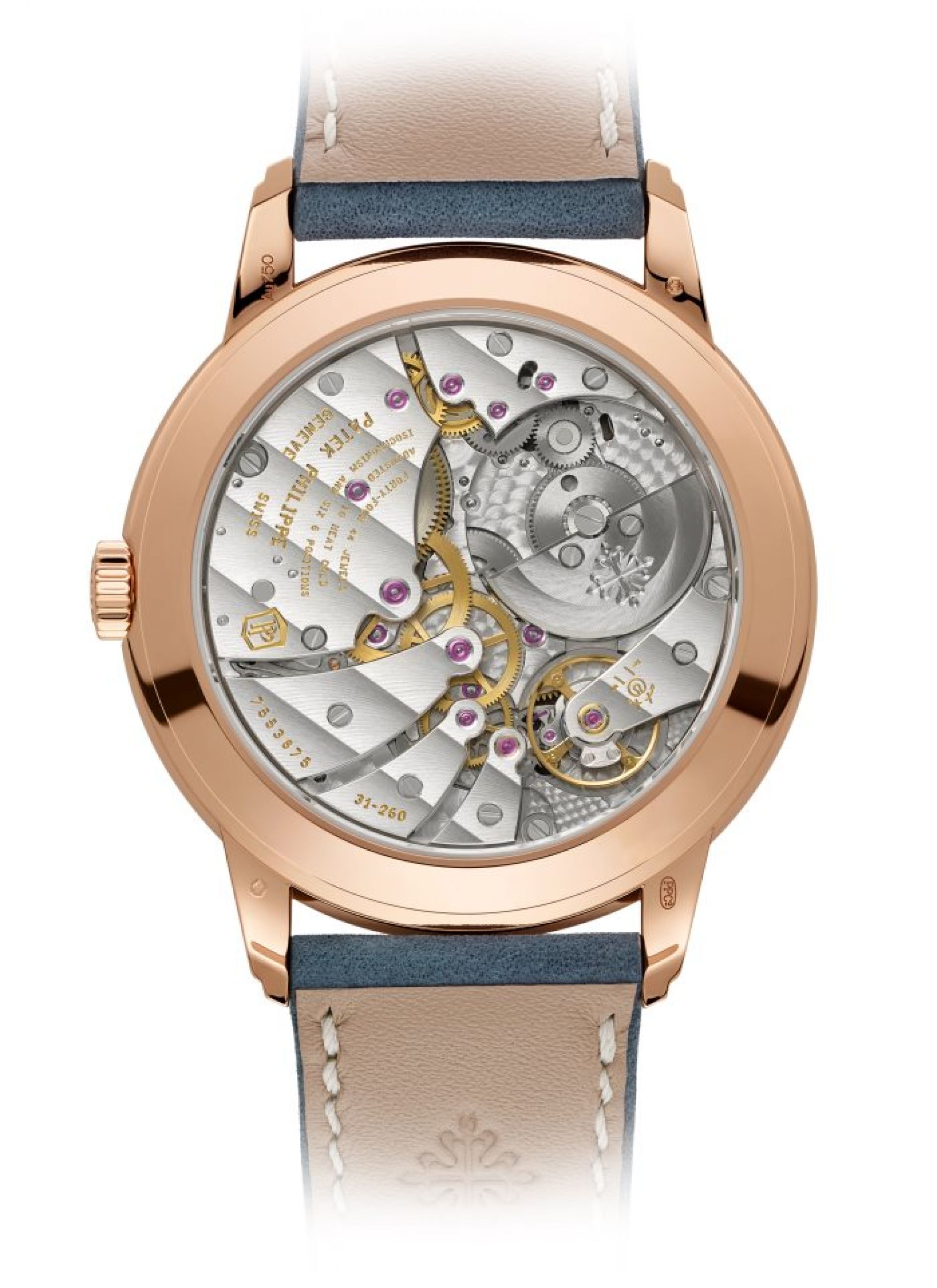 Patek Philippe 24-Stunden-Anzeige, Travel Time. Rückseite