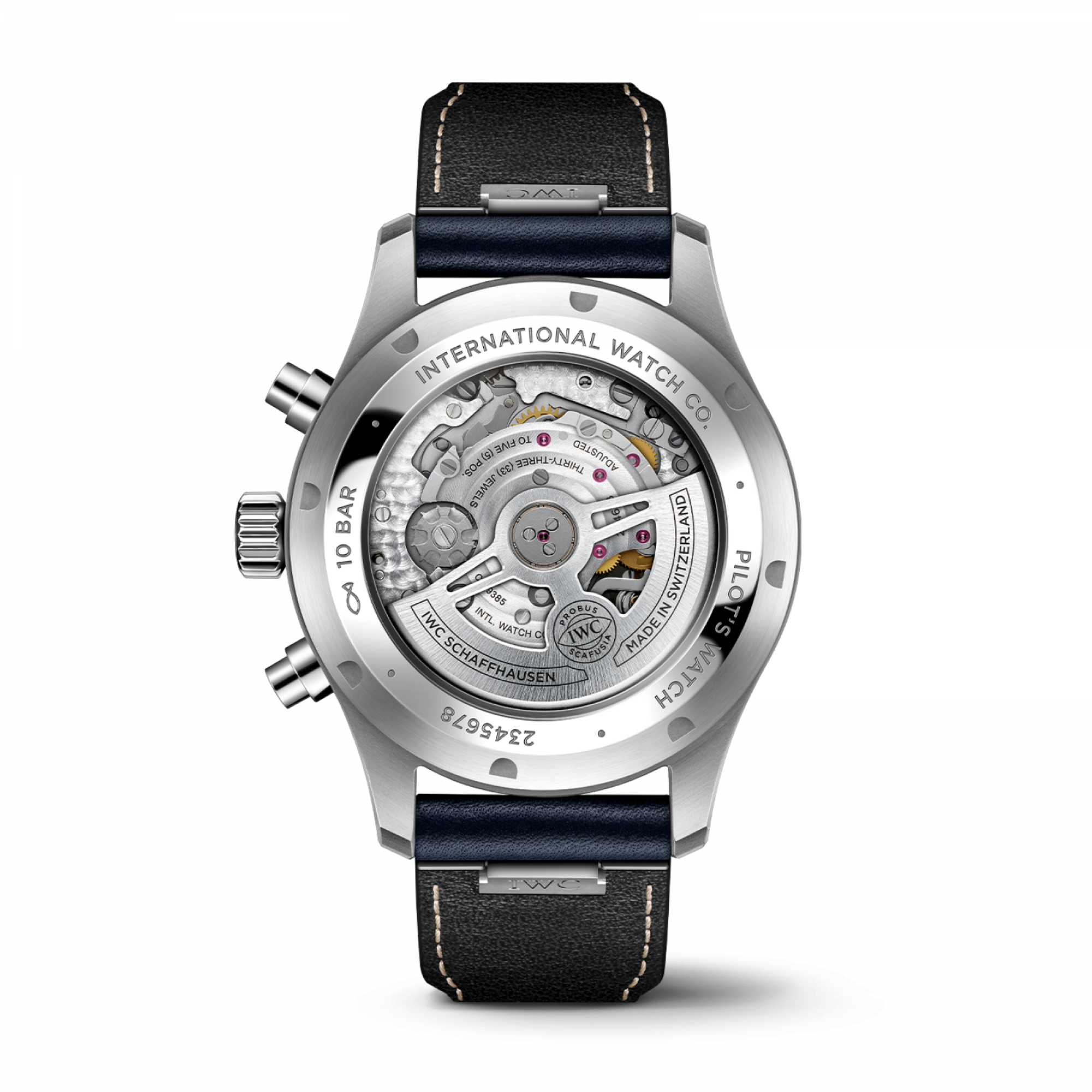 IWC Pilot's Watch Chronograph Rückseite