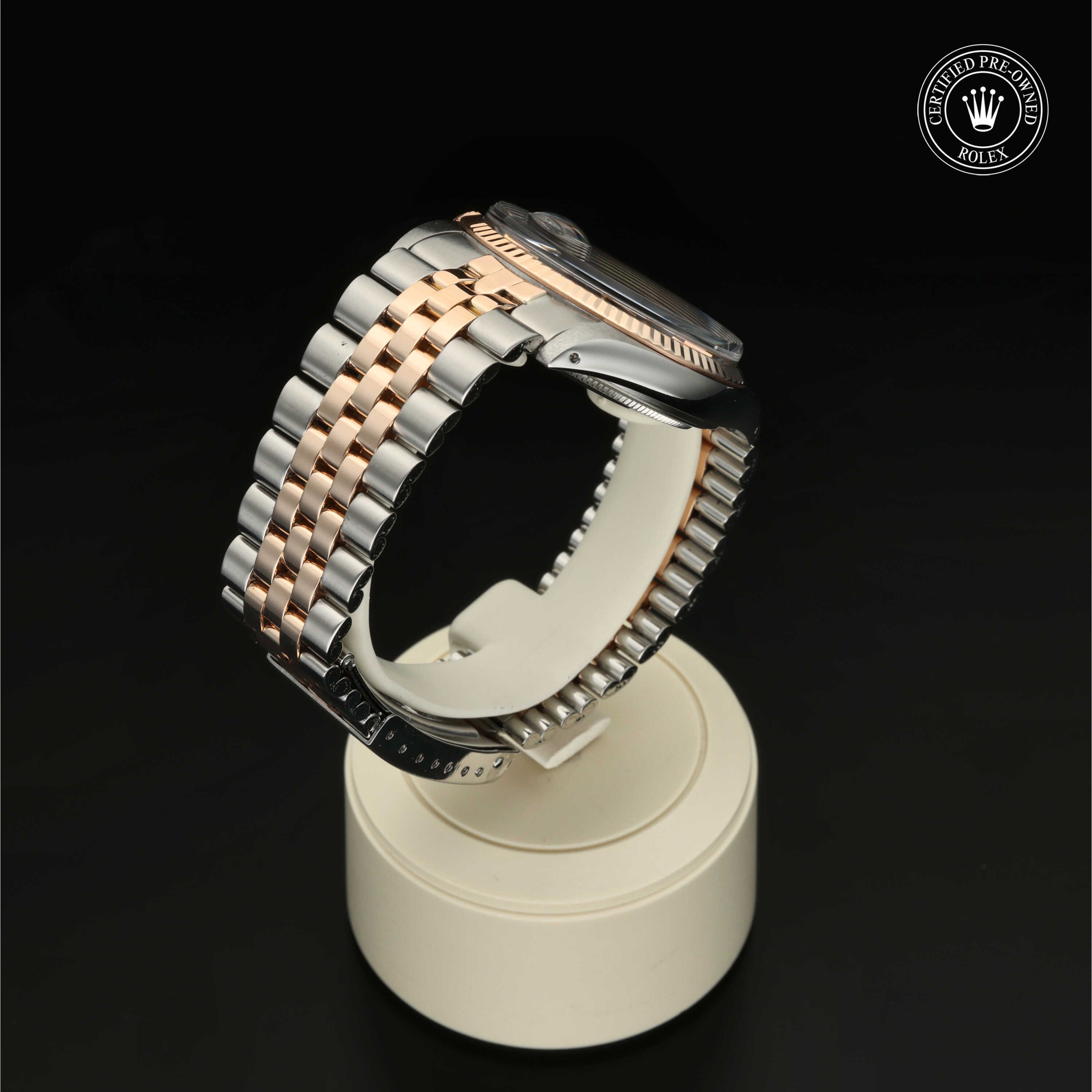 Rolex Certified Pre-Owned Oyster Perpetual Datejust 36 aus Unbekannt in 36 mm aus Edelstahl Oystersteel und Roségold