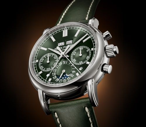 Schleppzeiger-Chronograph, Ewiger Kalender.