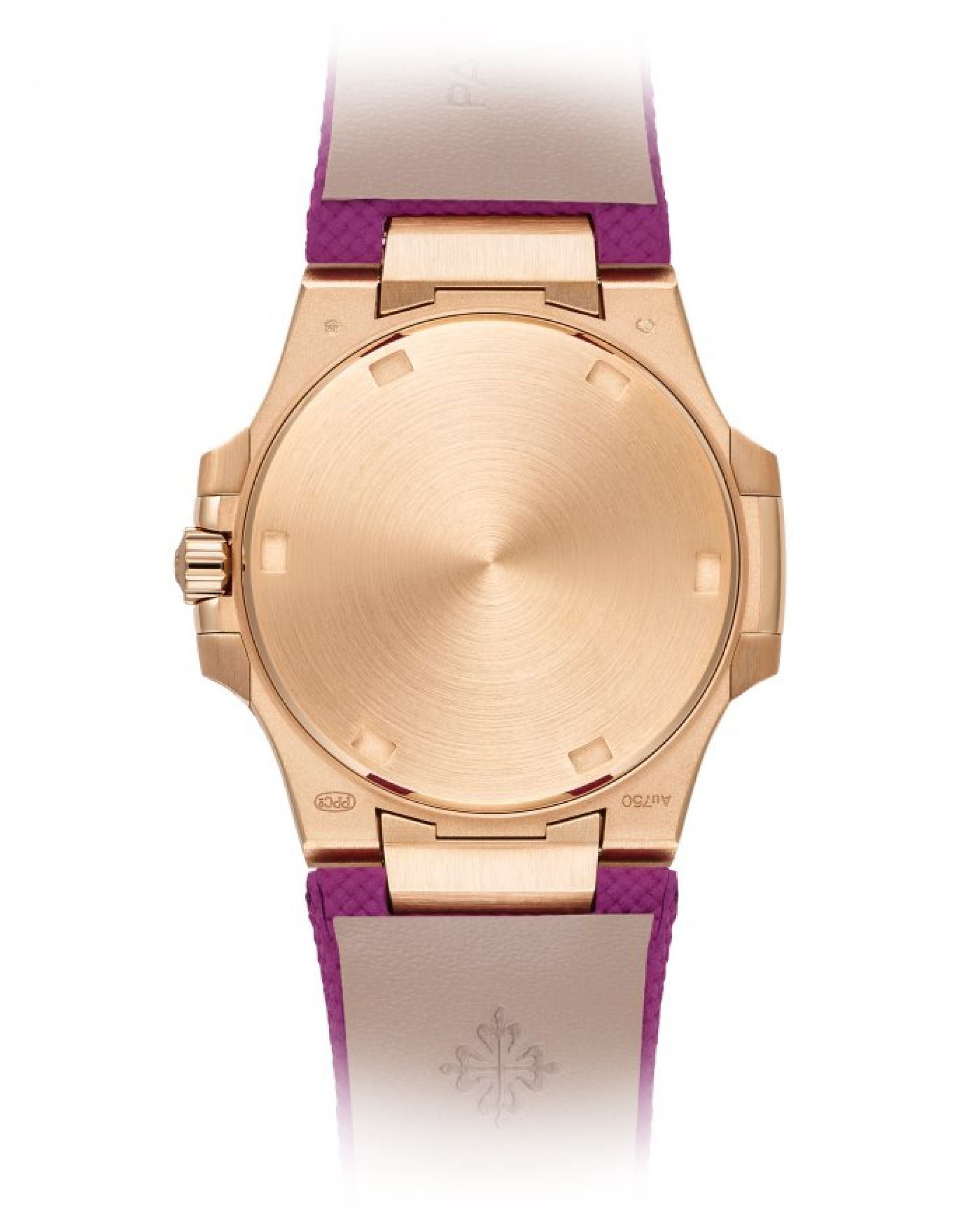 Patek Philippe Datum, Zentralsekunde. Rückseite