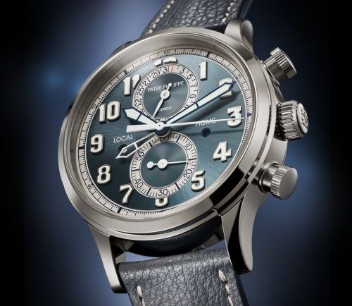 Calatrava Pilot Travel Time Chronograph.