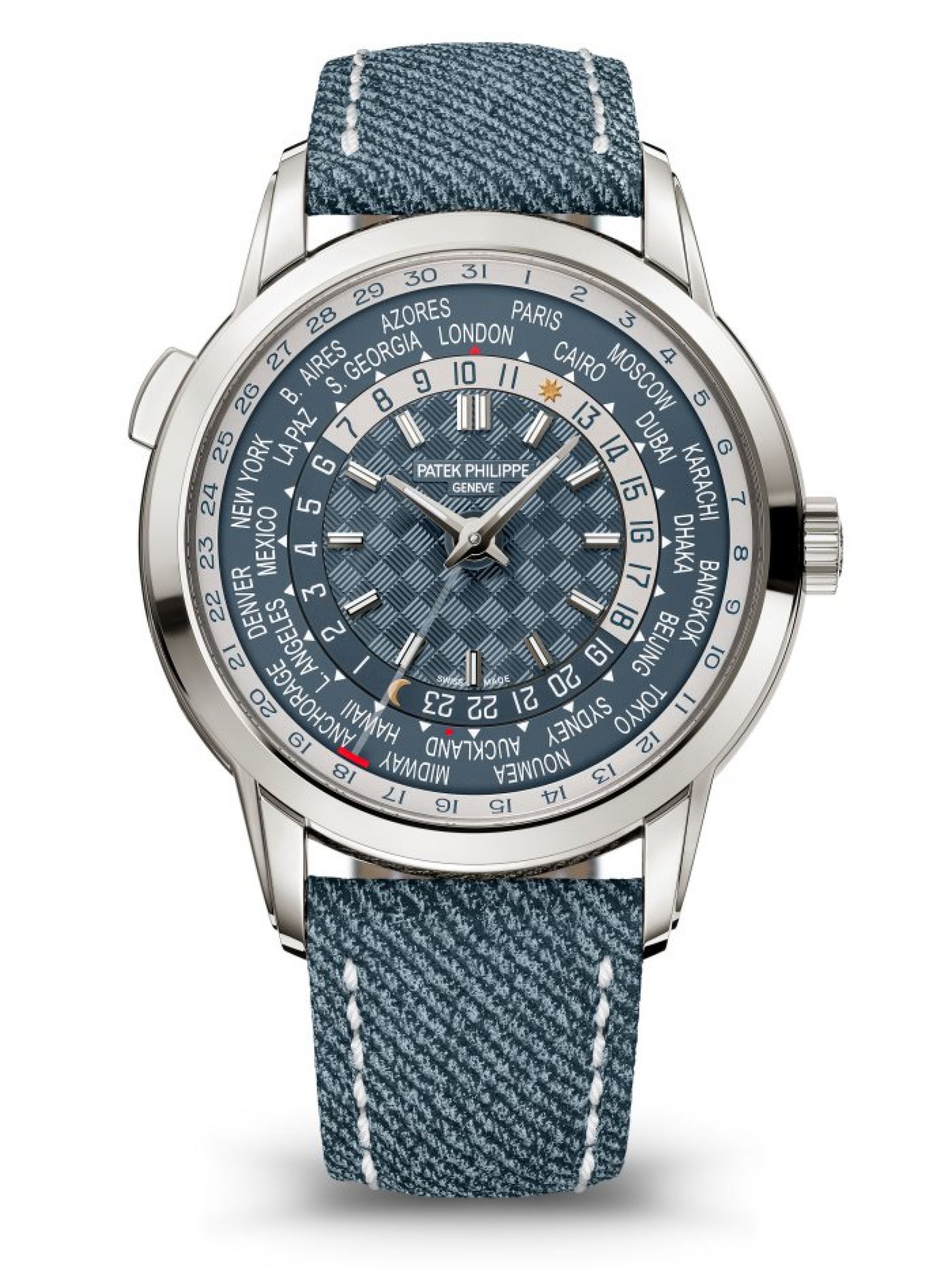 Patek Philippe Weltzeituhr, Datum. Face