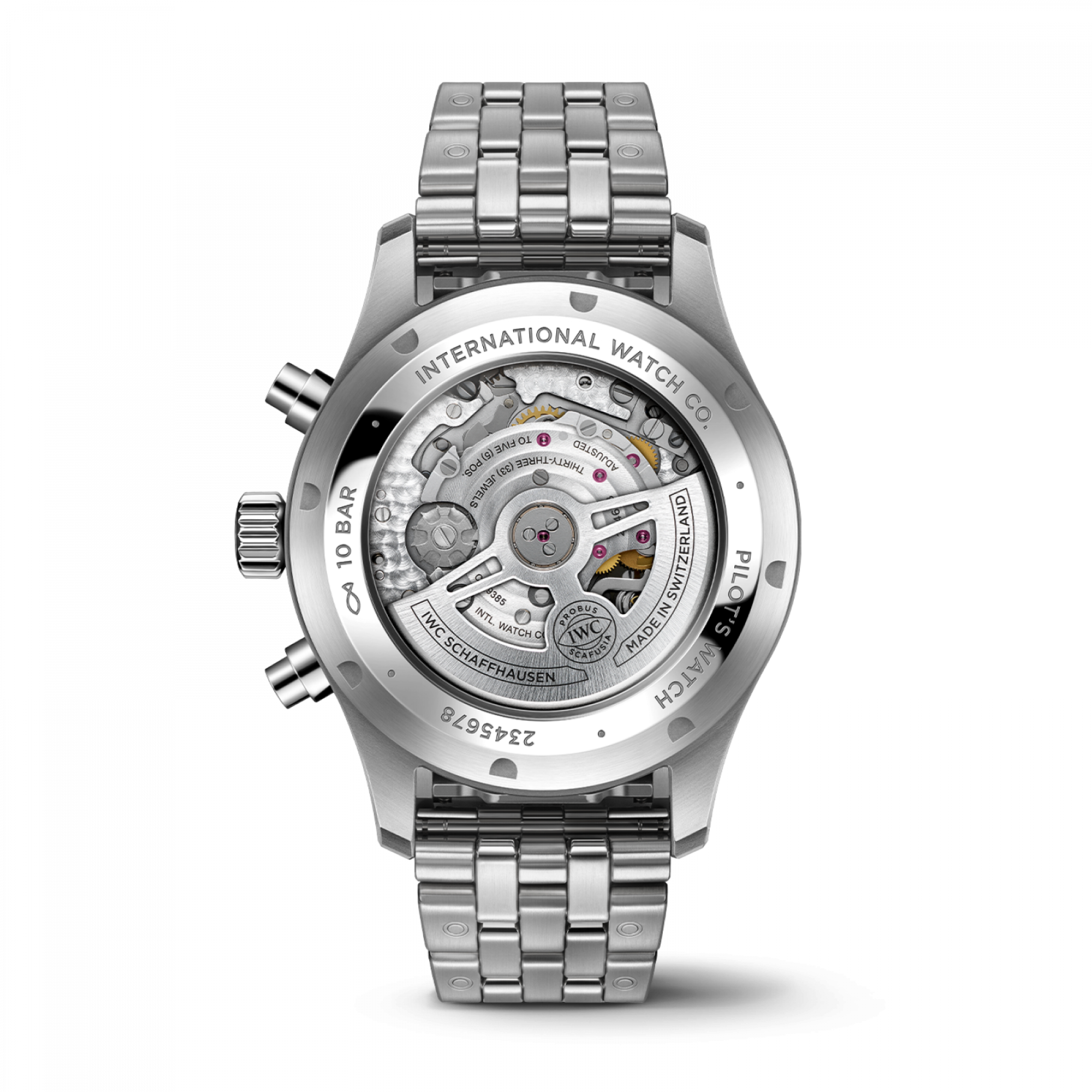 IWC Pilot's Watch Chronograph Rückseite