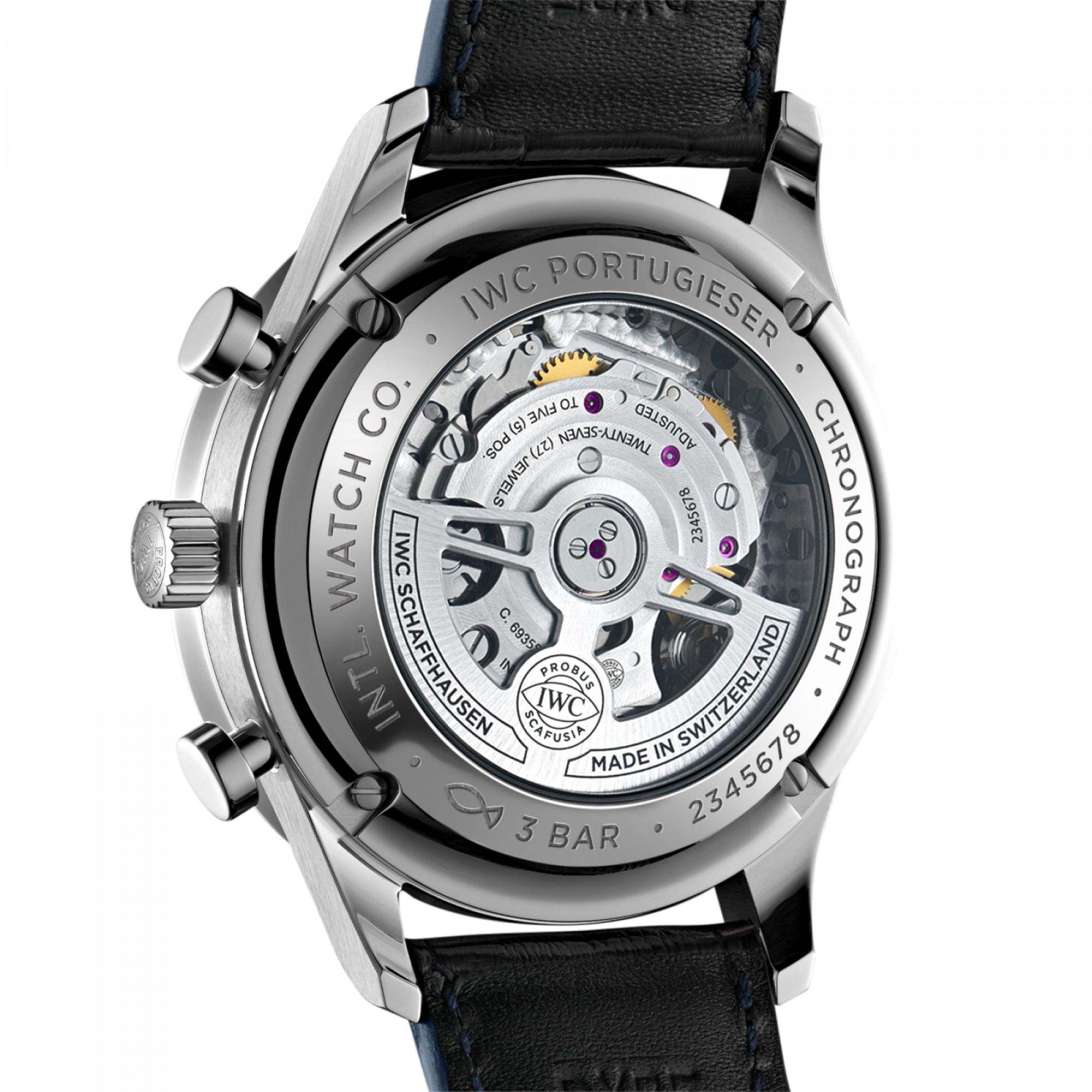 IWC Portugieser Chronograph Rückseite