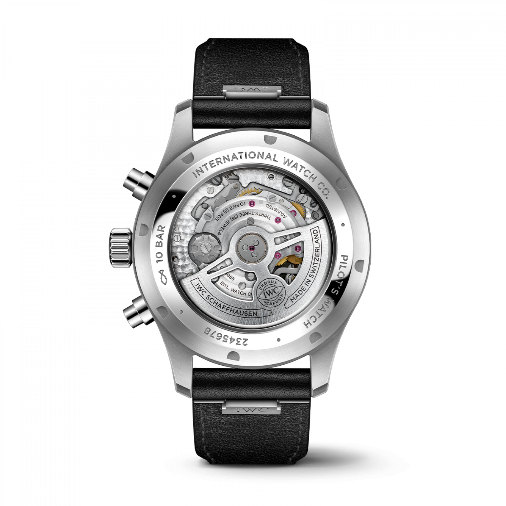 IWC Pilot's Watch Chronograph Rückseite