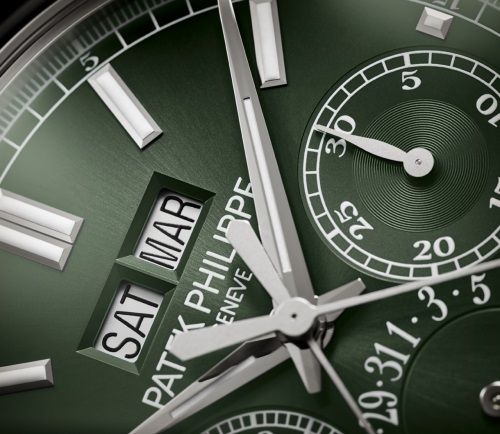 Schleppzeiger-Chronograph, Ewiger Kalender.