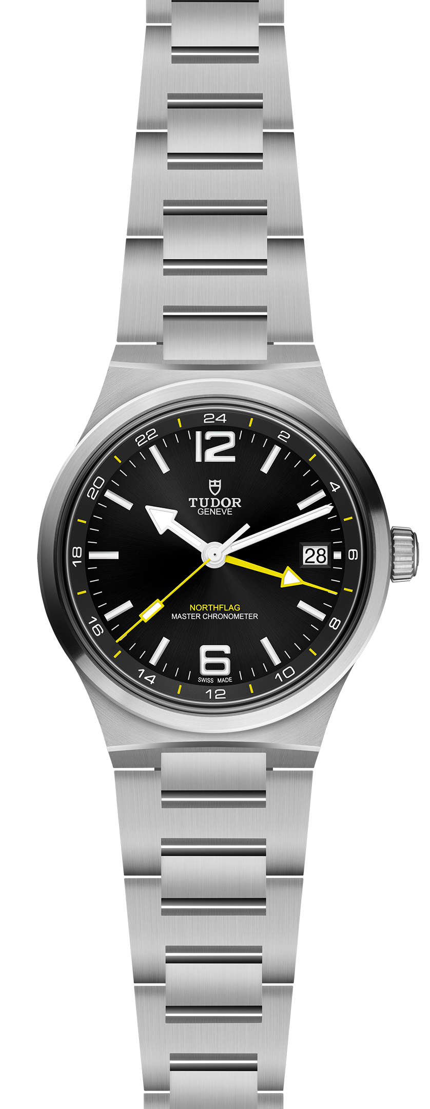 TUDOR Northflag — integriertes Edelstahlband