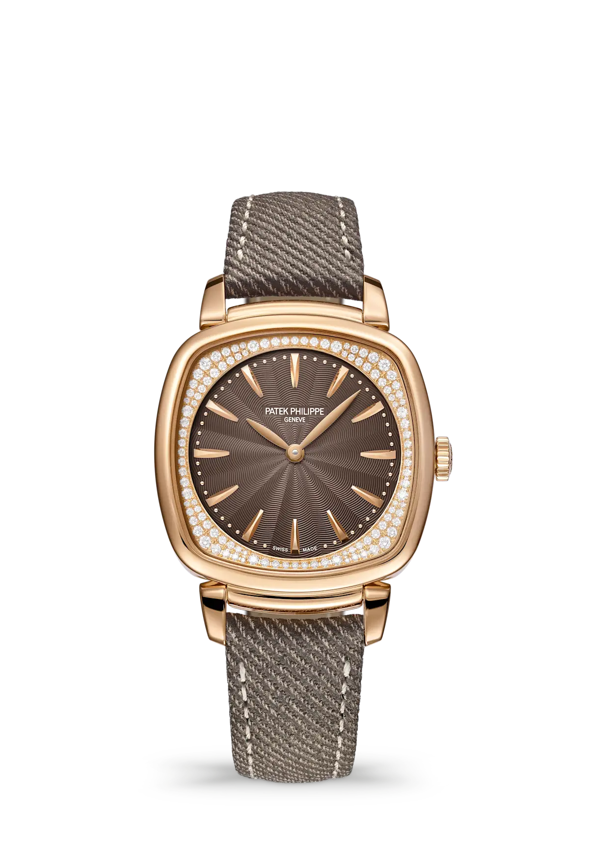 Patek Philippe Gondolo Ladies First 7043R-001 mit kastanienbraunem Zifferblatt und Armband