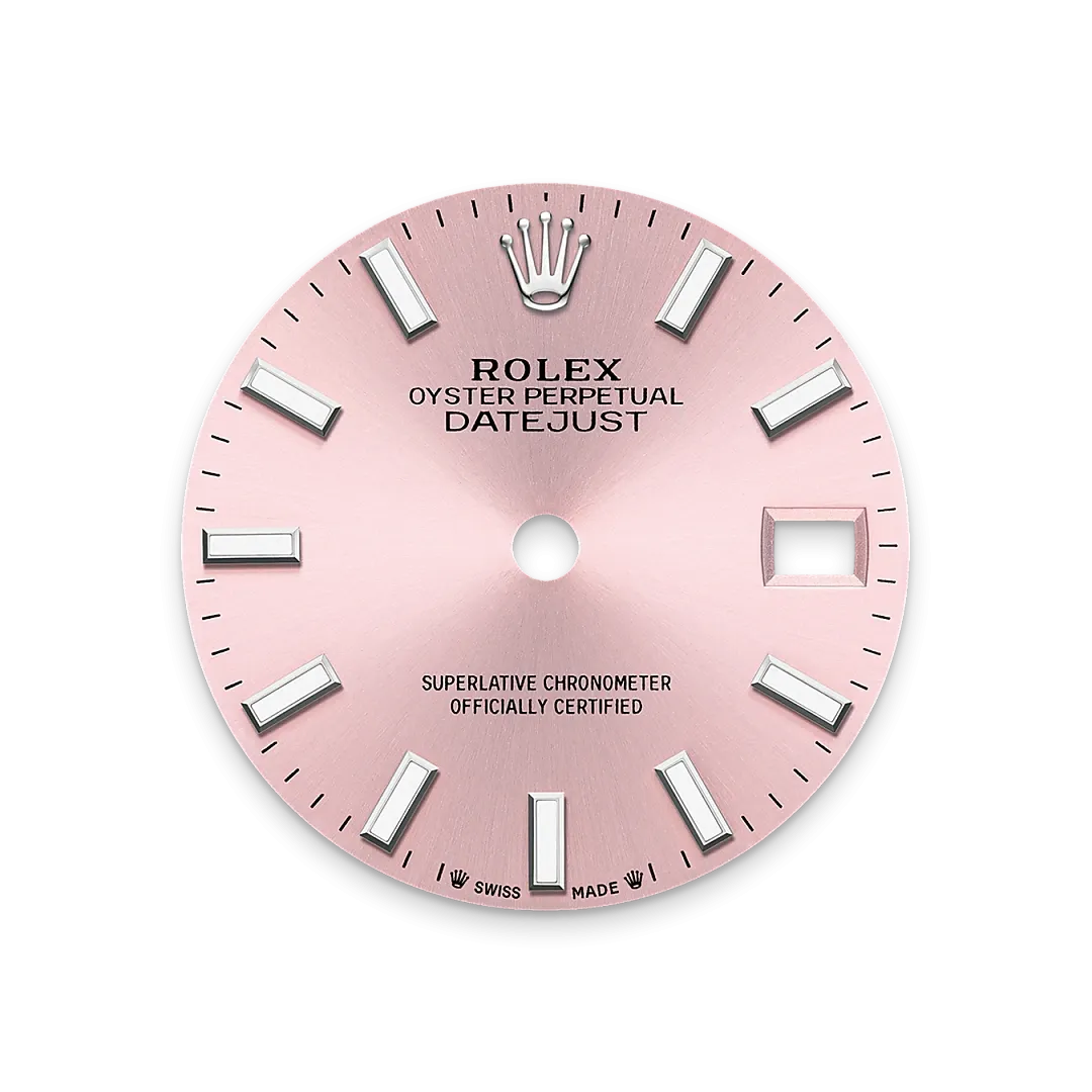 Rolex Lady-Datejust Referenz m279160-0002 Roséfarbenes Zifferblatt