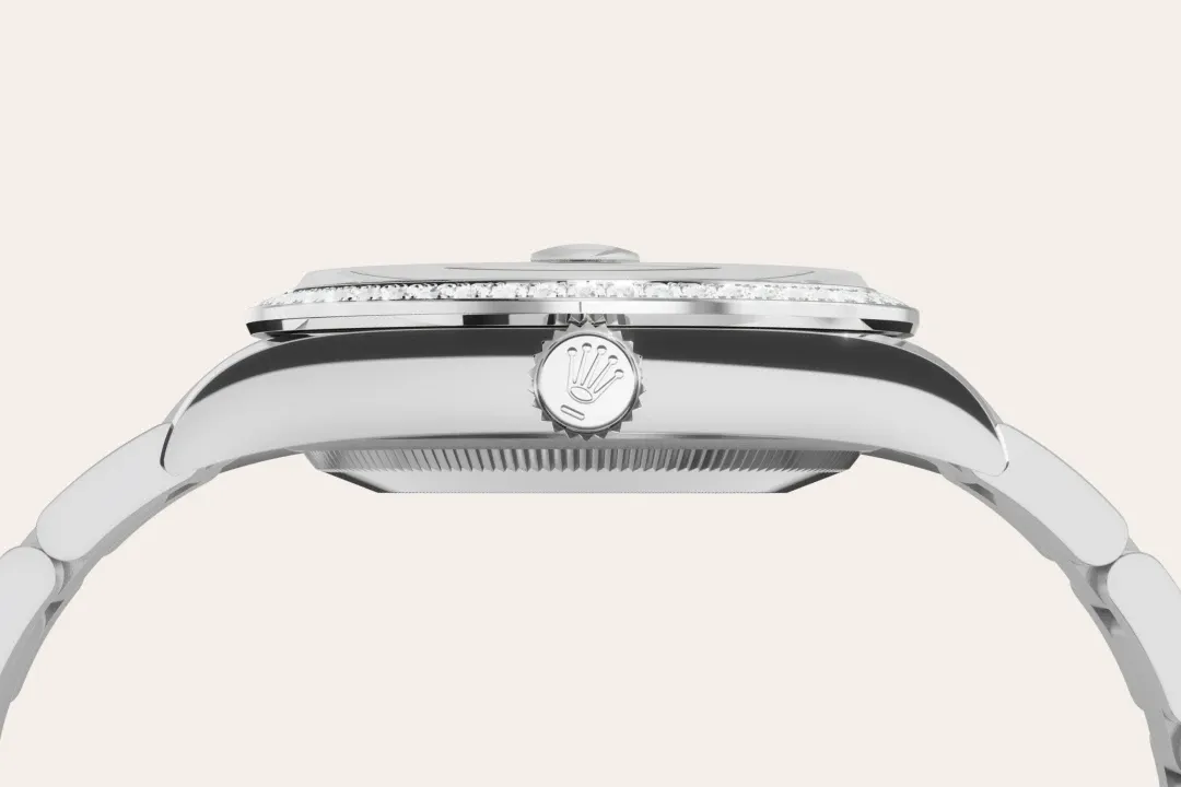 Rolex Datejust 36 Referenz m126284rbr-0006 Rolesor weiß