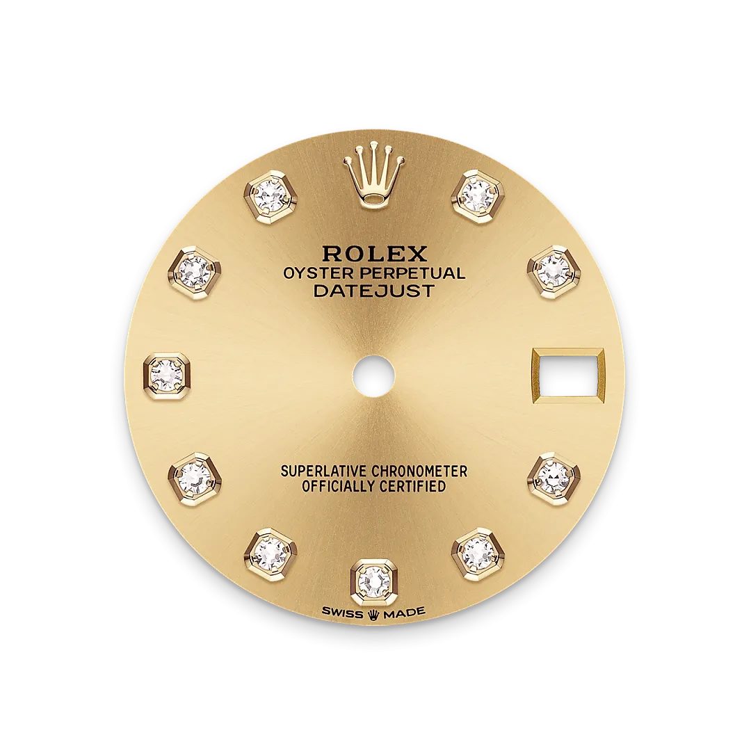 Rolex Datejust 31 Referenz m278383rbr-0025 Champagner­farbenes Zifferblatt