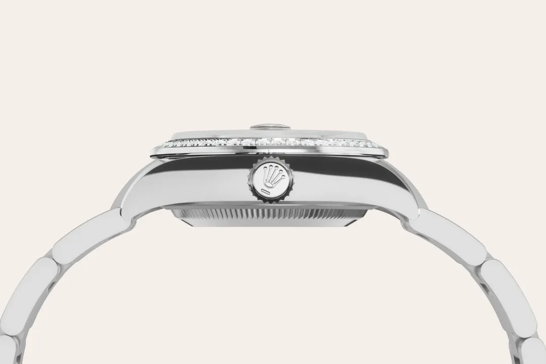 Rolex Lady-Datejust Referenz m279384rbr-0012 Rolesor weiß