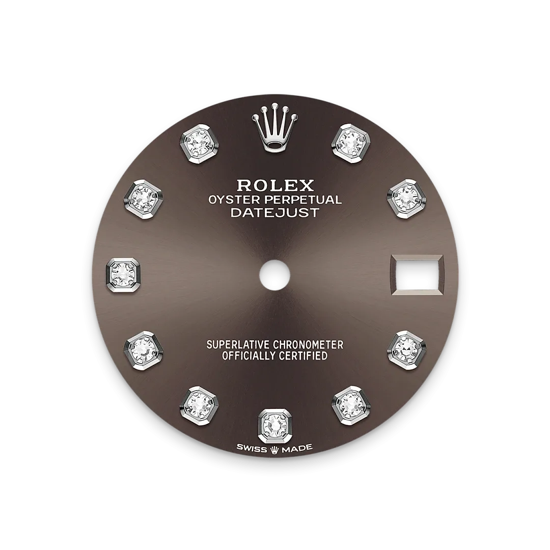 Rolex Datejust 31 Referenz m278344rbr-0008 Zifferblatt dark grey
