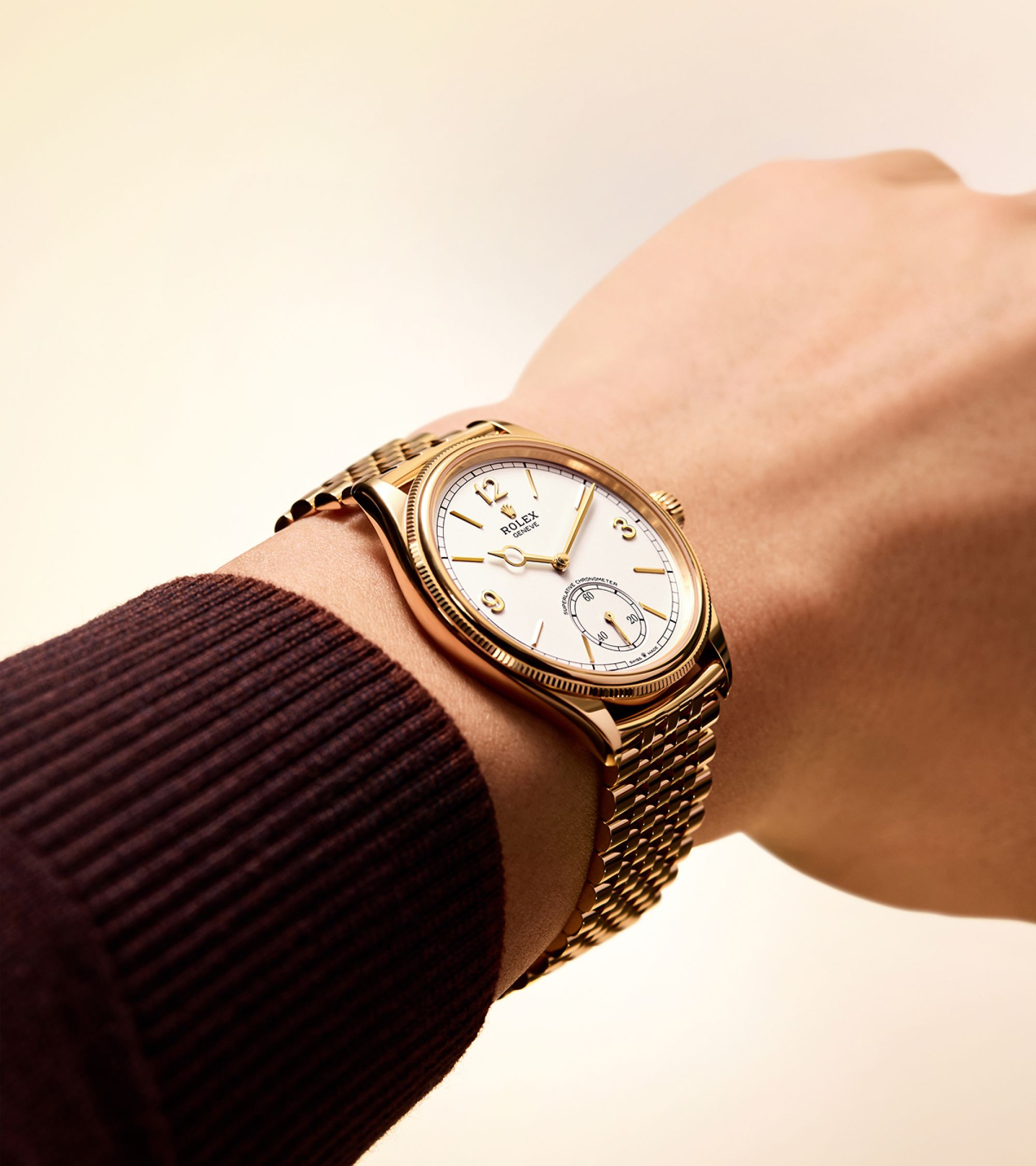 Rolex Land Dweller Zifferblatt mit Wabenmuster