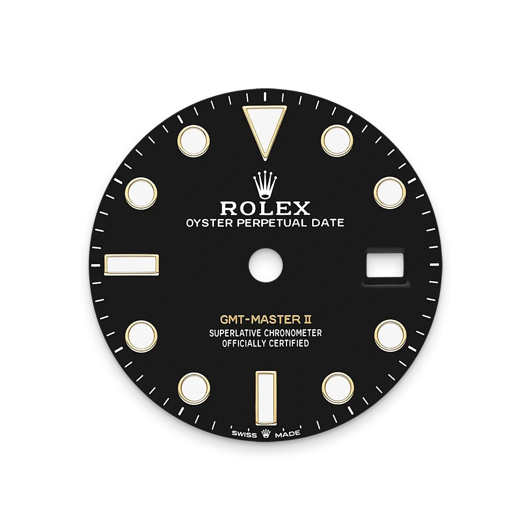 Rolex GMT-Master II Referenz m126718grnr-0001 Schwarzes Zifferblatt