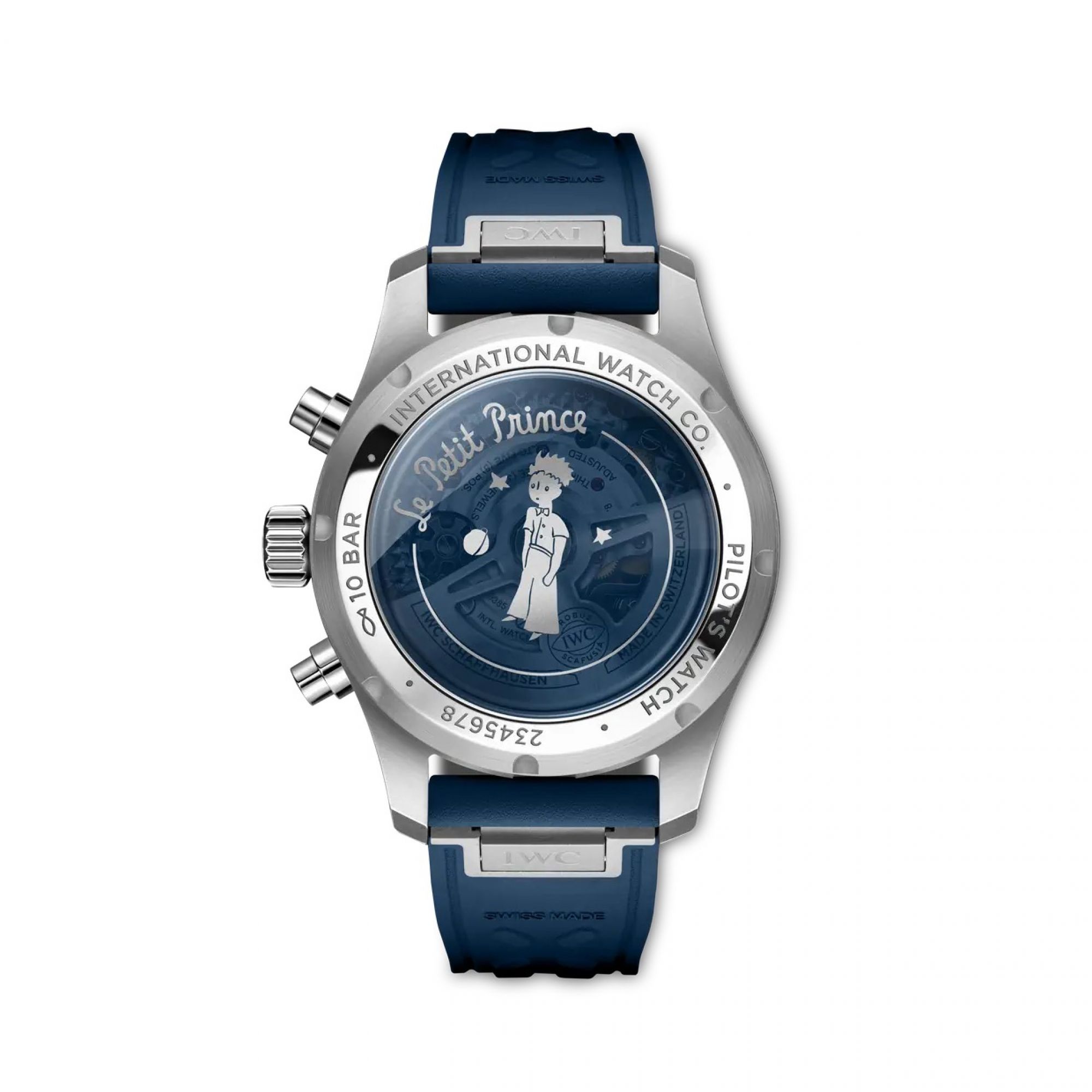 IWC Pilot's Watch Chronograph 41 Le Petit Prince Rückseite