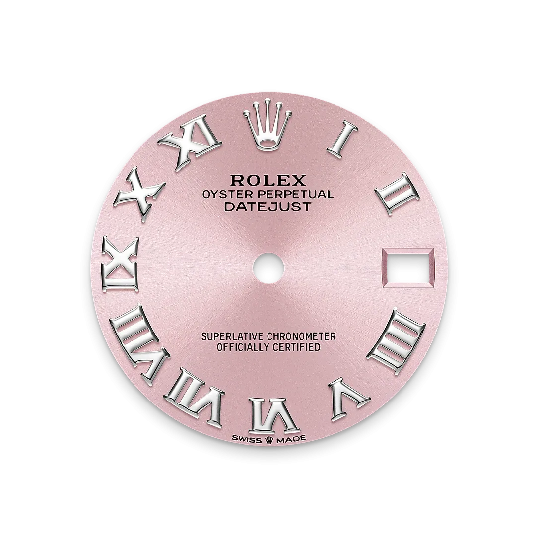 Rolex Datejust 31 Referenz m278240-0014 Roséfarbenes Zifferblatt