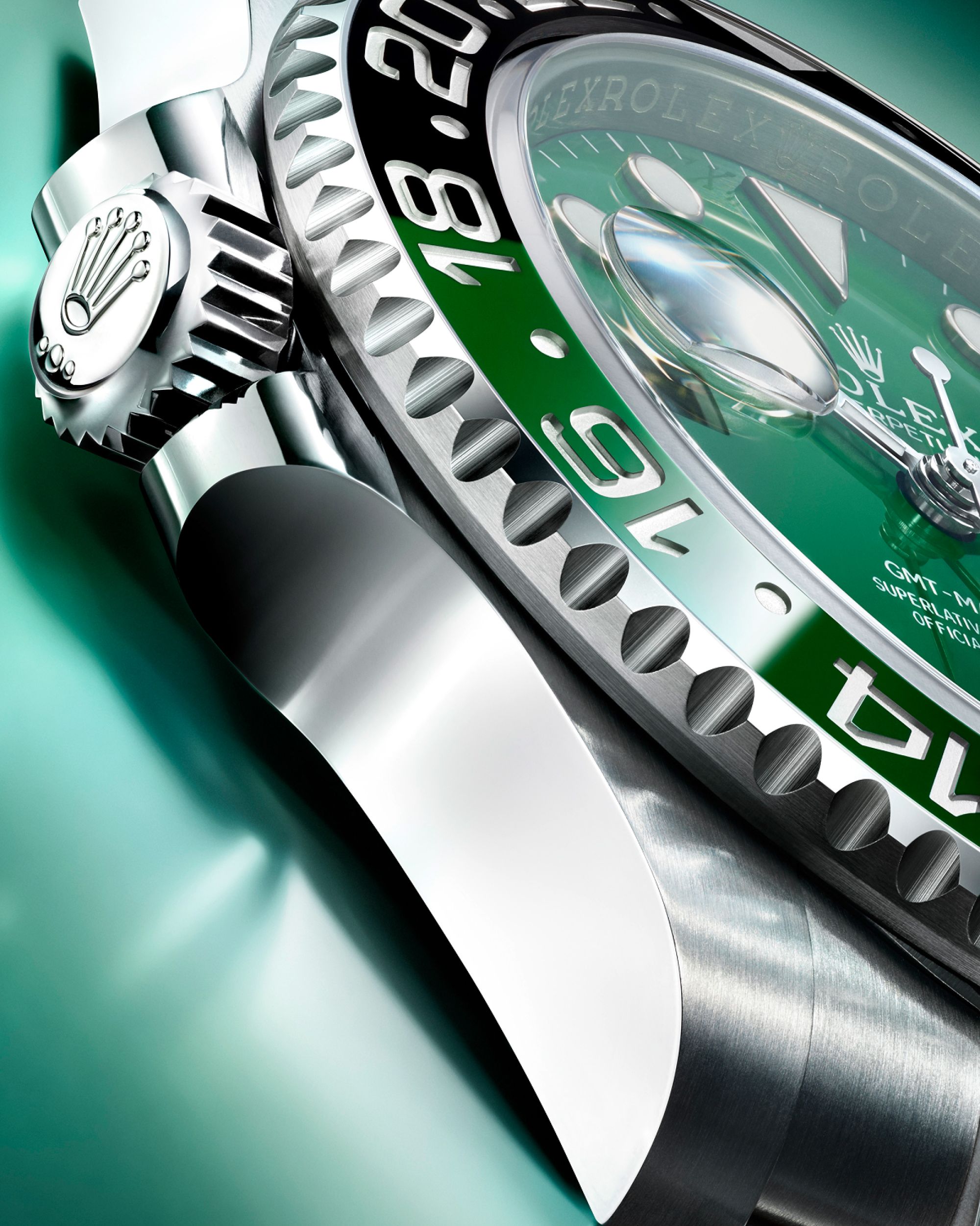 Rolex Land Dweller Zifferblatt mit Wabenmuster