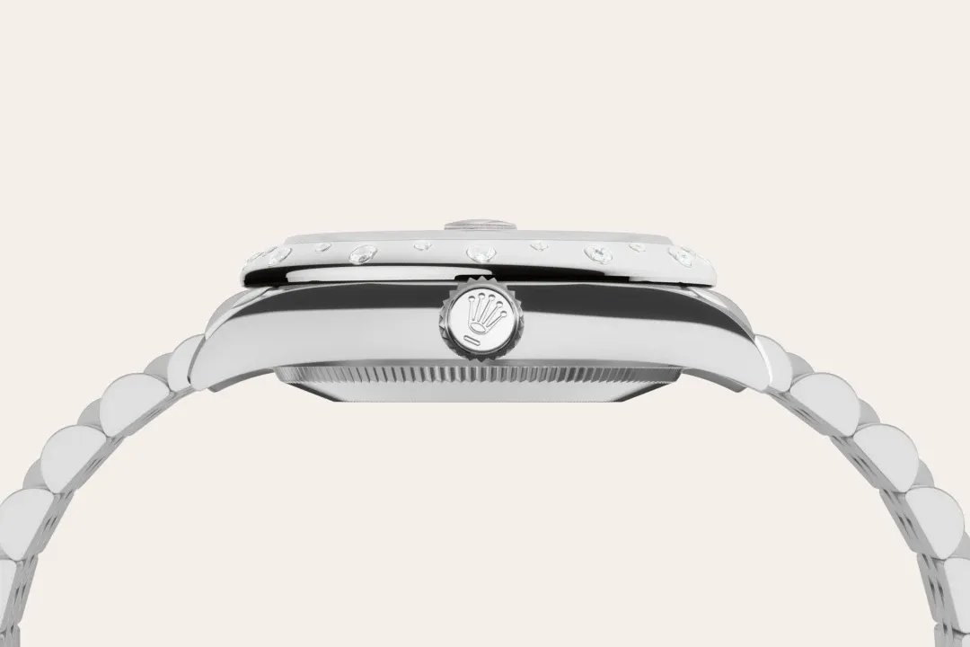Rolex Datejust 31 Referenz m278344rbr-0008 Rolesor weiß