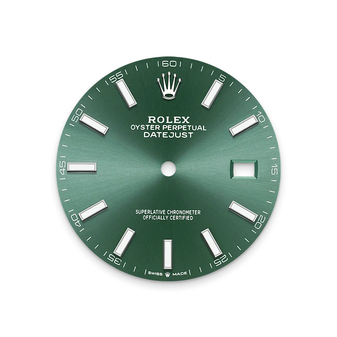 Rolex Datejust 41 Referenz m126300-0019 Mintgrünes Zifferblatt