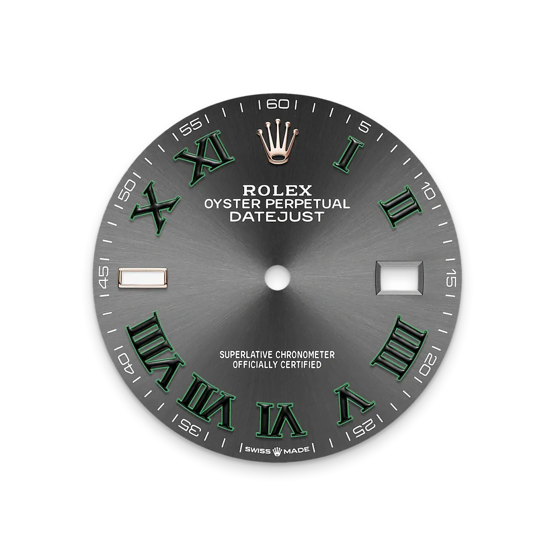 Rolex Datejust 36 Referenz m126201-0030 Schiefergraues Zifferblatt