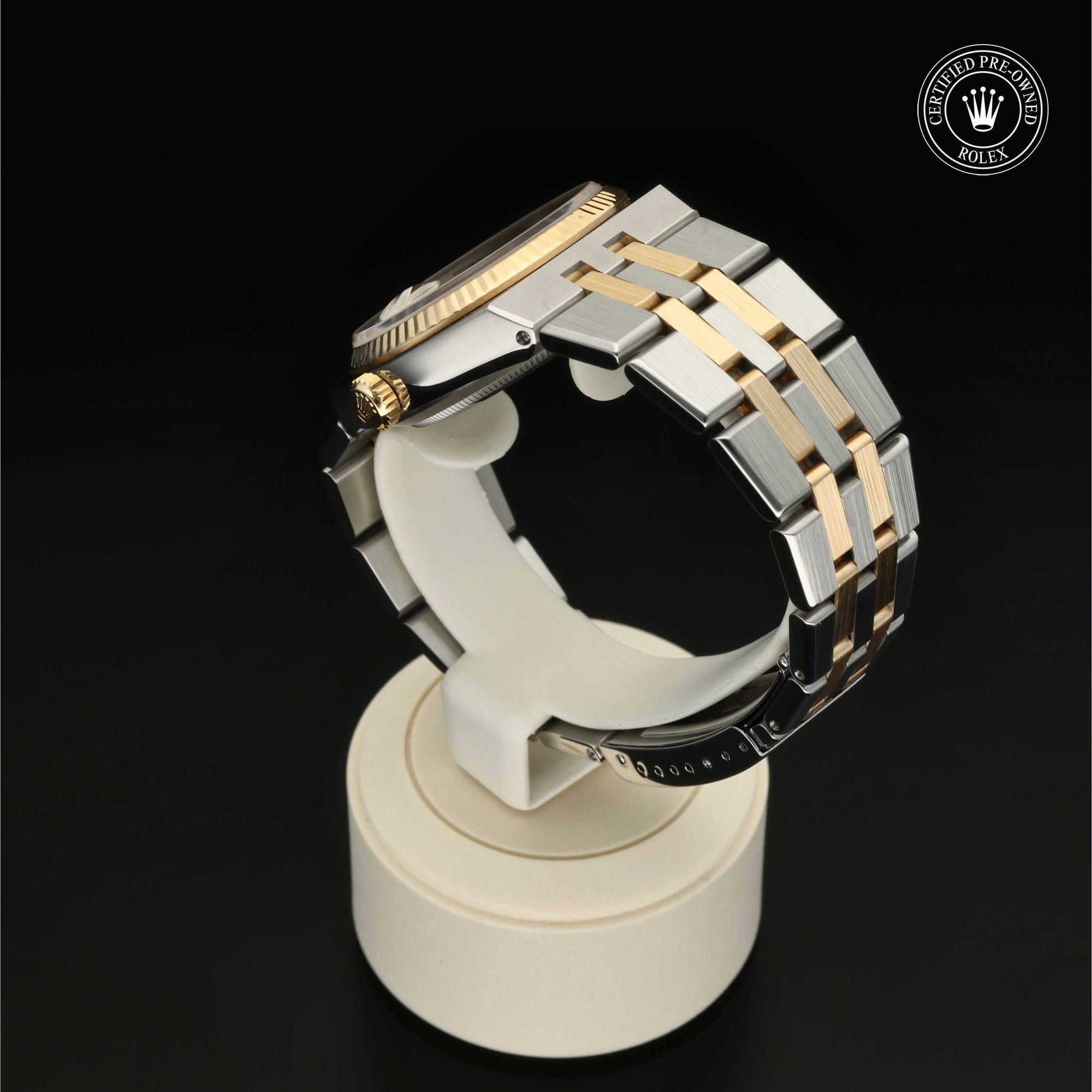 Rolex Certified Pre-Owned Oyster Perpetual Datejust 36 aus 1988 in 36 mm aus Rolesor Gelb