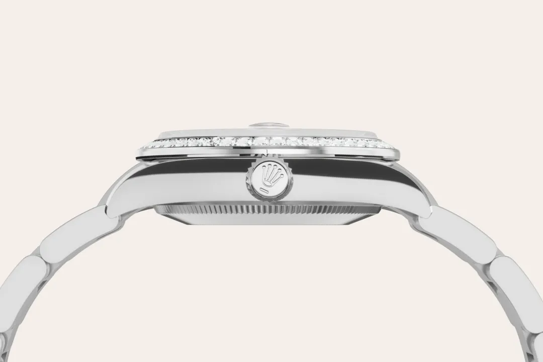 Rolex Datejust 31 Referenz m278384rbr-0033 Rolesor weiß