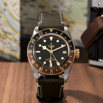 Erleben Sie die Black Bay GMT S&G von @tudorwatch  mit einem 41-mm-Gehäuse in Edelstahl und Gold, ausgestattet mit dem COSC-zertifizierten Manufakturwerk Kaliber MT5652.#TudorWatch #BornToDare #TudorBoutiqueKöln