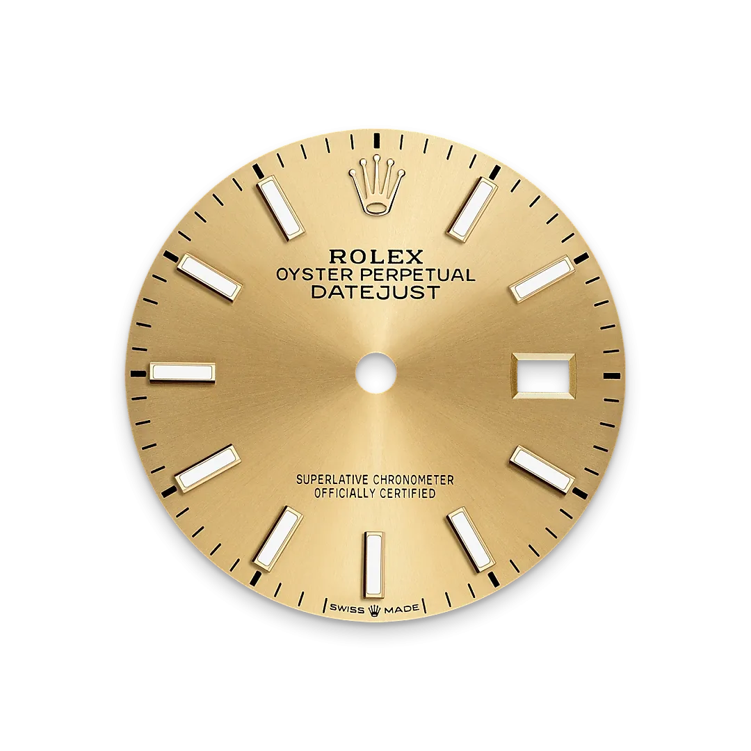 Rolex Datejust 36 Referenz m126283rbr-0002 Champagner­farbenes Zifferblatt