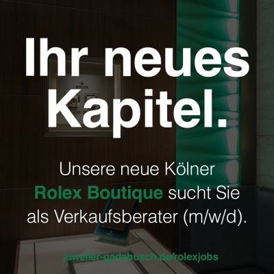 Für den exklusiven Standort im Kölner Dom Hotel suchen wir nach Abschluss der Umbauarbeiten engagierte Persönlichkeiten, die Freude am Verkauf auf höchstem Niveau haben und unsere anspruchsvolle Kundschaft mit Leidenschaft, Stil und Serviceexzellenz begeistern.