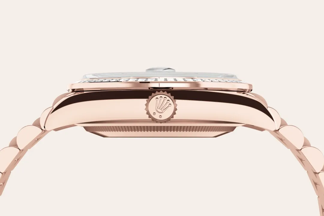 Rolex Day-Date 36 Referenz m128395tbr-0032 18 Karat Everose-Gold