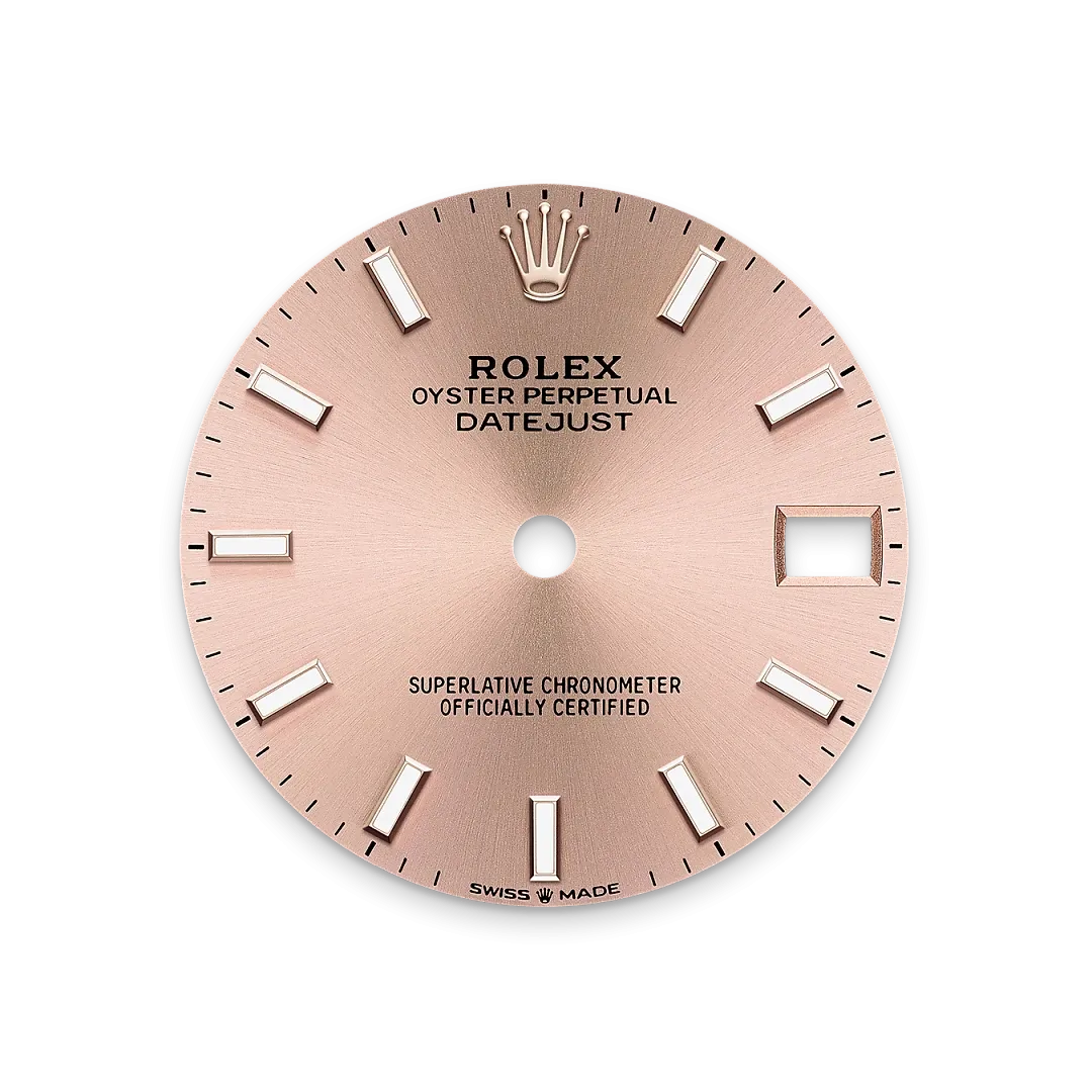 Rolex Datejust 31 Referenz m278241-0010 Zifferblatt Farbe Rosé