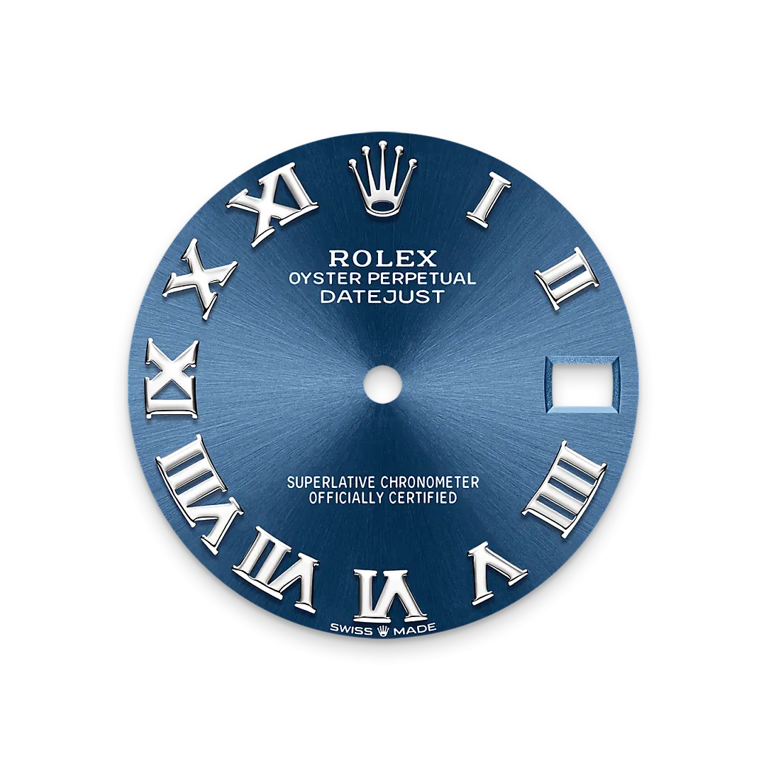 Rolex Datejust 31 Referenz m278240-0018 Strahlend blaues Zifferblatt